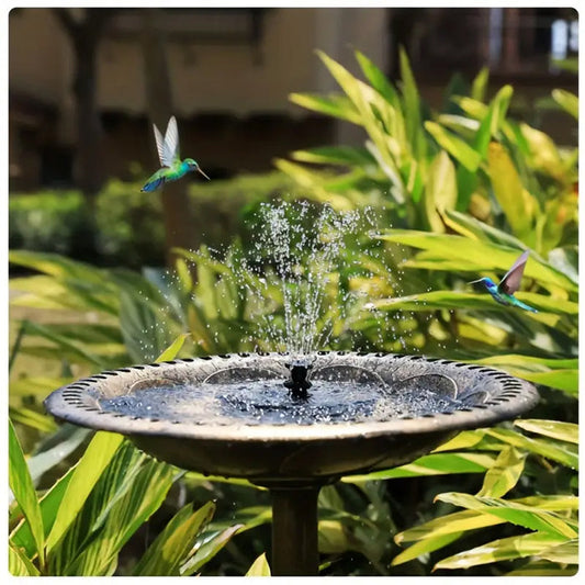 Solar Powered Floating Water Fountain