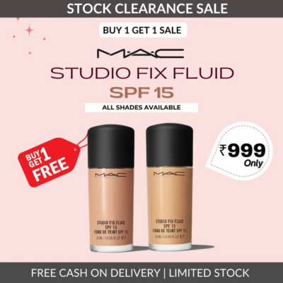 M.A.C Studio Fix Fluid SPF 15 Foundation (30 ML) | Winter Sale Offer (Pack Of 2)