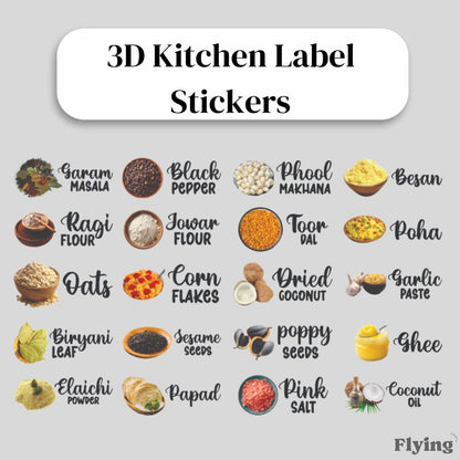 3D Kitchen Stickers